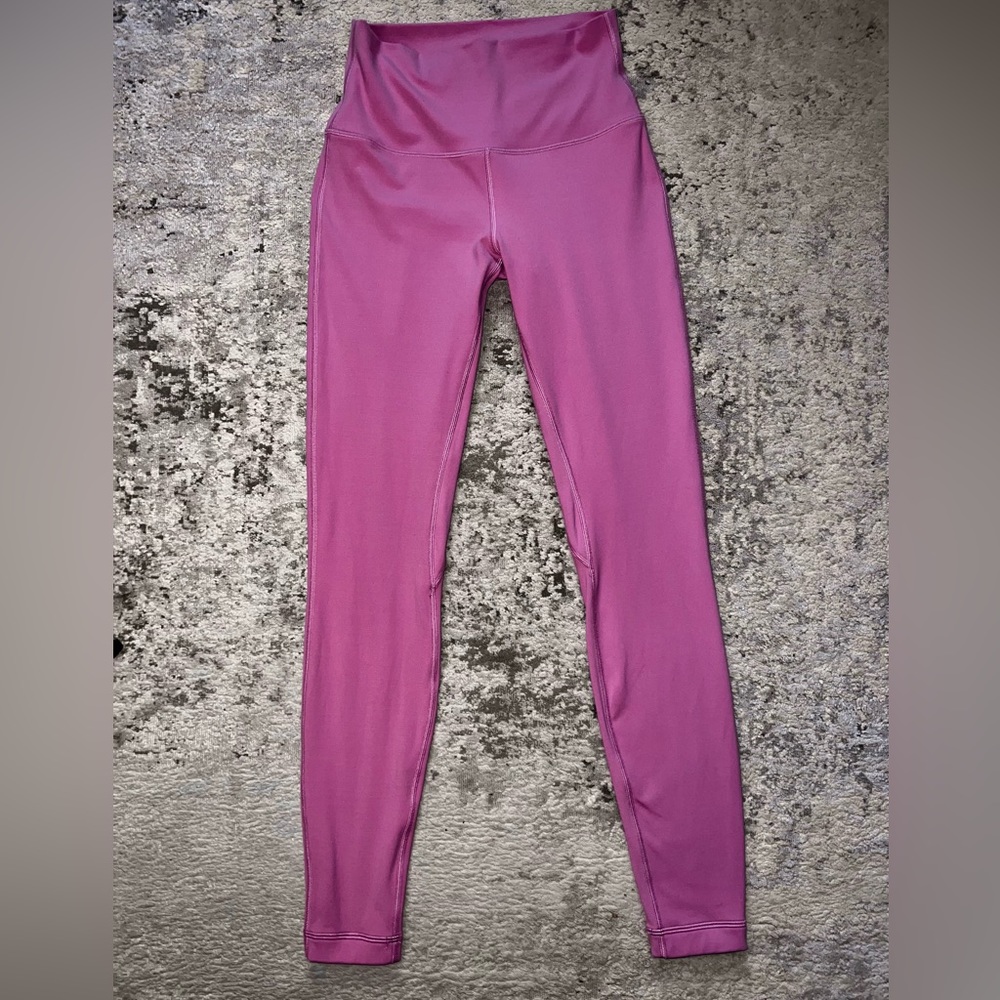 Lululemon Wunder Under Leggings Sz 6 Pink High Waisted